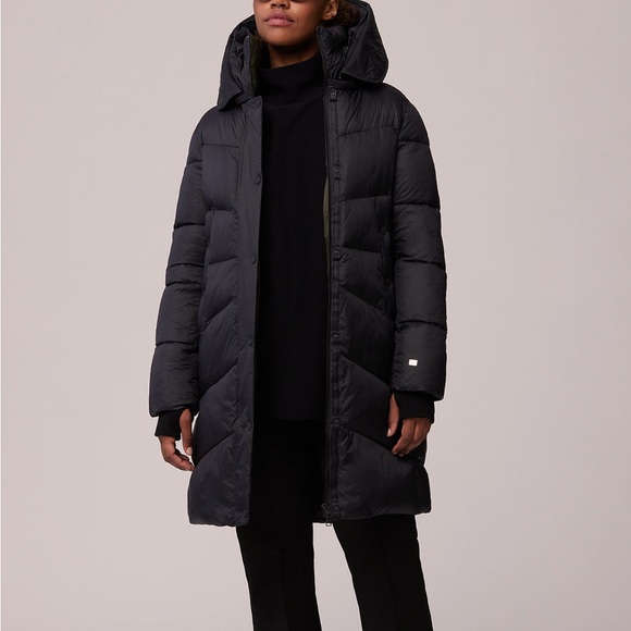 SOIA & KYO JASMINE BLACK-CEDAR L - Brand new ladies Down coat - Picture 2 of 7
